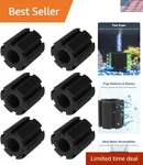 6 Pack Aquarium Filter Sponges - Black Foam For Clean Water. Fixed Price $15.99.