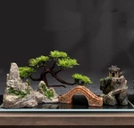 Awxzom Small Japanese Fish Tank Decorations Set, Suitable For Aquariums Up To.... Fixed Price $25.16.
