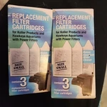 Koller Products Xs 6 Filter Cartridges, (2 Boxes Of 3 Ea) Replacement Poly-fiber. Fixed Price $13.99.