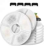 Cat/pet Water Fountain Filters, 12 Pieces Set Pack Of 8 Replacement White. Fixed Price $20.41.