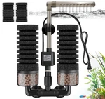 Deggox Upgrade Aquarium Electric Power Sponge Filter With Submersible Pump. Fixed Price $24.99.