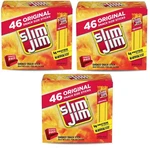 3 Pack Slim Jim Snack-sized Smoked Meat Stick Original Flavor 0.28 Oz 46 Ct New. Fixed Price $32.99.