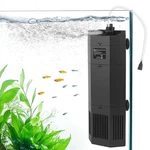 Aqqa 15W Aquarium Filter 80-150 Gal Fish Tank Submersible Internal 400GPH Quiet. Fixed Price $44.06.