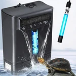 Turtle Tank Filter Aquarium W/ Detachable U-v Light For 40-80GAL.. Fixed Price $59.99.