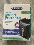 Interpet Life Flow Internal Power Filter For 3-10 Gallon Aquariums New. Fixed Price $20.00.