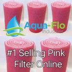 Five 10' Rolls Pink Aquarium Filters Wet Dry Fresh Salt Water Pad Lot. Fixed Price $133.65.