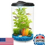 Koller Products 3-GALLON 360 Aquarium W/ 7-COLOR Led Lighting & Power Filter. Fixed Price $91.38.