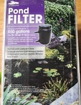 Smartpond Black 850-GALLON Pressurized Filter.model PZF850. 5541. Fixed Price $79.95.