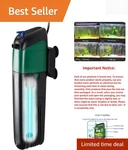 Transform Your Aquarium: Uv Pump Filter Clear Water (up To 75 Gallons). Fixed Price $90.99.