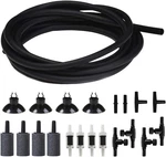 Jih Aquarium Pump Accessories Set -25 Feet Airline Tubing Black Standard,. Fixed Price $18.95.