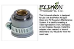Python Universal Adaptor (mfg# 69A). Fixed Price $18.04.