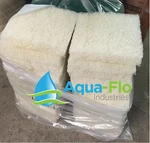 Aqua-flo Eight-pack Beige Pond Filter Mat Media Pad 12"X12" Water Garden-skimmer. Fixed Price $102.09.
