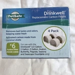 New 4 Pack Petsafe Drinkwell Replacement Carbon Filters #6 PAC00-13906 For Water. Fixed Price $10.85.
