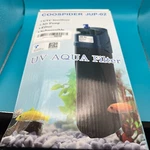 Coospider Uv Aqua Filter JUP-02 For 10-40 Gallon Tank Black Tested Works New. Fixed Price $29.98.
