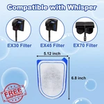 Chyodi Tetra Whisper Ex Carbon Filter Cartridge 10-PACK Replacement. Fixed Price $39.99.