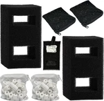2 Set Aquarium Filter Media Kits Compatible With Fluval Flex (15 Gal) Desktop. Fixed Price $60.92.