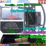 For Alcove Oasis,half Moon Oasis,water Fall Aqua Compatible Carbon Filter. Fixed Price $17.98.