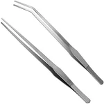 Aquarium Tweezers Extra Long 15 Inches, Luxiv Stainless Steel Straight And Curve. Fixed Price $13.99.