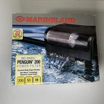 Marineland Penguin 200 Bio-wheel Power Filter 30-50 Gallon, Gph Newopen Box. Fixed Price $40.00.