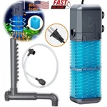 Aquarium Filter, 800L/H Internal Fish Tank Filters With Water Pump & Rainfall Us. Fixed Price $35.99.