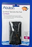 Aqueon Quietflow Specialty Carbon Filter Pads, 4-COUNT Pack. Fixed Price $10.00.