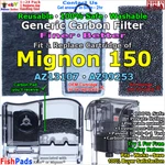For Azoo Mignon 150 Power Filter Cartridge AZ13107,AZ99253 Compatible Carbon Pad. Fixed Price $16.98.