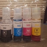 4PK Premium Refill Ink 502 Bbc Cartridge For Printers. Fixed Price $25.00.