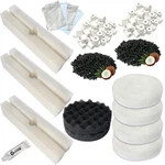 Beaufan 21 Pcs Aquarium Filter Media Kit For Fluval FX4 FX5 FX6 Canister. Fixed Price $89.99.