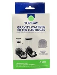 Top Paw, Gravity Waterer, Filter Cartridges, 6PK. Fixed Price $7.99.