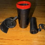 Marineland Canister Filter Black Cylinder Red Lid Cartridge External. Fixed Price $62.76.