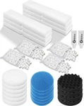 28 Pcs Replacement Filter Media Kit Fit For Fluval FX2/FX4/FX5/FX6 Aquarium. Fixed Price $61.25.