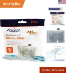3-PACK Small Aquarium Filters Featuring Even Carbon Distribution Technology. Fixed Price $20.08.