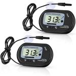 Zacro 2 Pack Digital Aquarium Thermometer, Fish Tank Water Black. Fixed Price $15.91.
