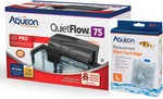 Aqueon Bundle Of Quietflow Power Aquarium Filter And 3 Replacement 400 Gph. Fixed Price $108.97.