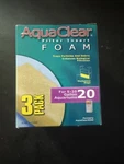 Aquaclear 20-GALLON Foam Inserts,white, 3-PACK, A1390. Fixed Price $8.00.