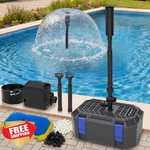 Fumak Filter Fountain Kit 550GPH 4-STAGE Filtration Koi Fish Ponds. Fixed Price $99.99.