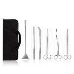 Aquascaping Tools 7 1 Kit Aquarium Plant Scissors Set Curved & Waved.... Fixed Price $35.64.