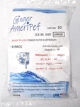 Ginger Ameripet Power Filter Cartridges 4 Pack Large Size No 10 For Whisper. Fixed Price $11.99.