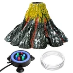 Nicrew Aquarium Volcano Ornament Kit, Air Bubbler Decorations For Fish Tank,. Fixed Price $22.39.