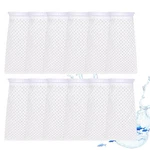 Xuanzikemao 12 Pack 4 Inch Filter Sock, 150 Micron, Ring Honeycomb White. Fixed Price $27.34.