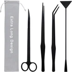 Aquarium Aquascape Kit: 15" Stainless Steel Aquatic Plant Tools Set. Fixed Price $44.87.