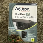 Aqueon Quietflow 10 Internal Shrimp Filter (for Gallon Tanks) #895. Fixed Price $19.99.