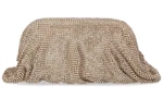Inc Pleated Mesh Embellished Clutch Shoulder Bag Champagne Gold. Fixed Price $26.42.