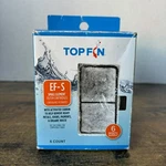 Four (4) Top Fin Element Ef-s Cartridges For External Filters. Fixed Price $7.99.