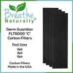 Germ Guardian FLT5000 Replacement Carbon Filters "c" For AC5000 Series Purifiers. Fixed Price $14.99.