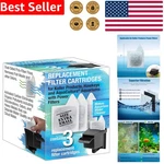White Xs Filter Cartridges 3-PACK, Activated Carbon, Debris Removal, Clear Water. Fixed Price $12.38.