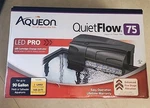 Aqueon Quietflow Led Pro Aquarium Power Filter, Size 75. Fixed Price $79.00.
