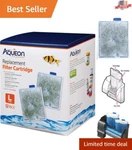 Aqueon Large Replacement Filter Cartridges - 12 Pack For Crystal Clear Aquariums. Fixed Price $46.99.
