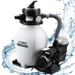 Cipu 12" Sand Filter Pump System 4-WAY Valve For Above Ground Pools 115V SFPS125. Fixed Price $244.99.