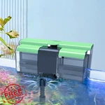 Hsifmate Hang On Aquarium Filter 45 Gal Fish Tank Adjustable Quiet. Fixed Price $74.99.